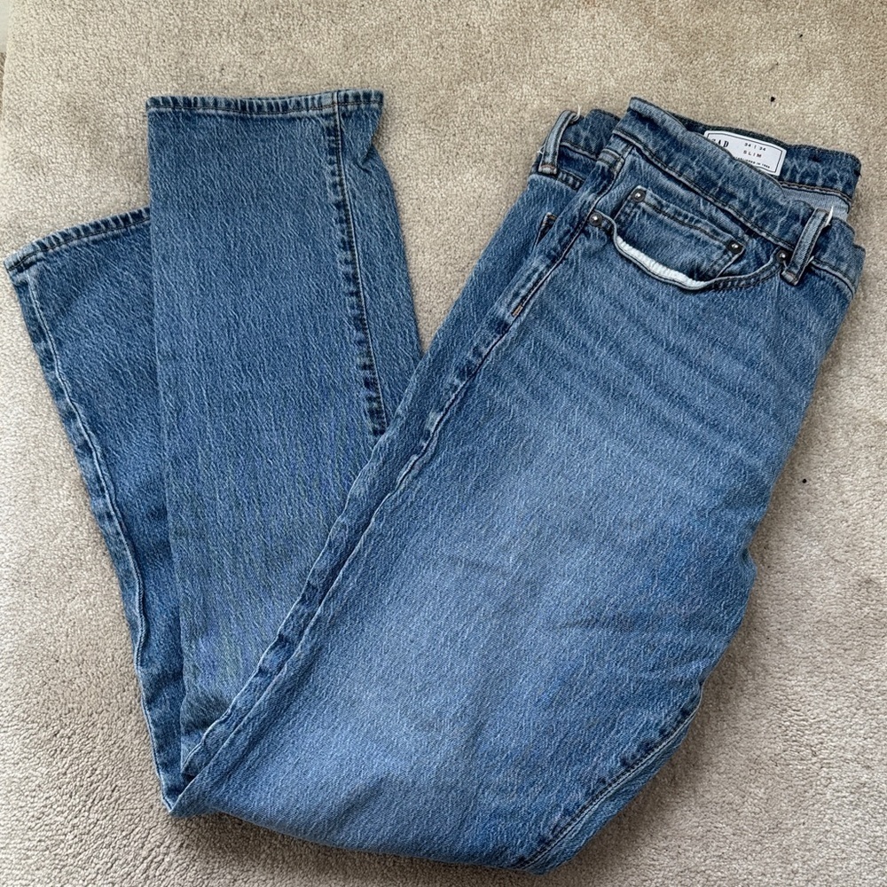 GAP Slim Fit Jeans 34x34 Vintage Wash Men’s Denim